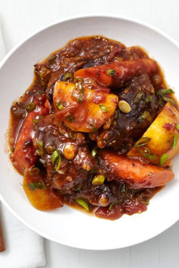 خورشت کدو سبز با گوشت