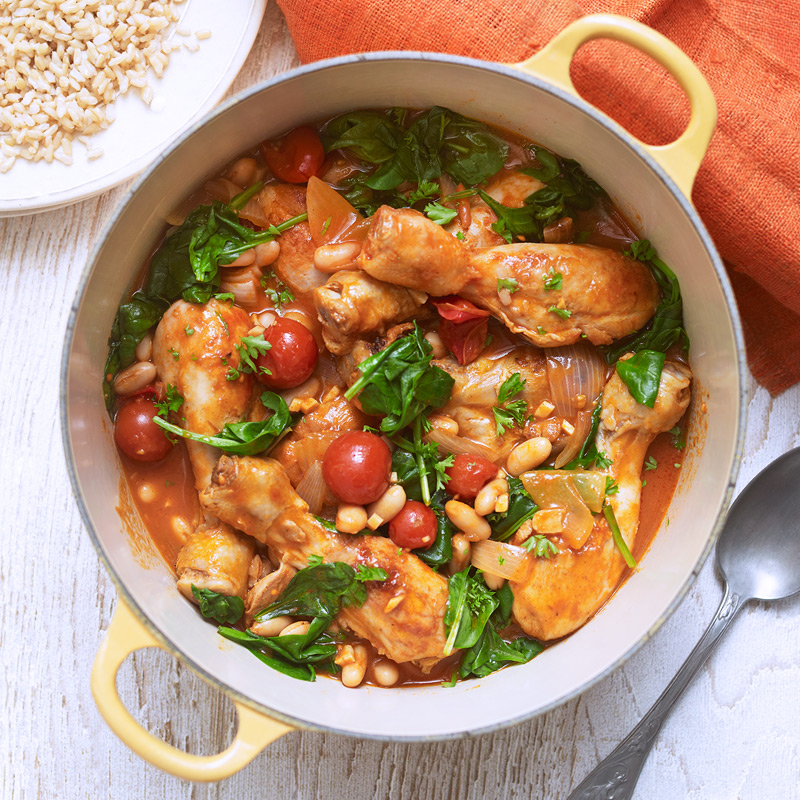 خورشت کاری با مرغ