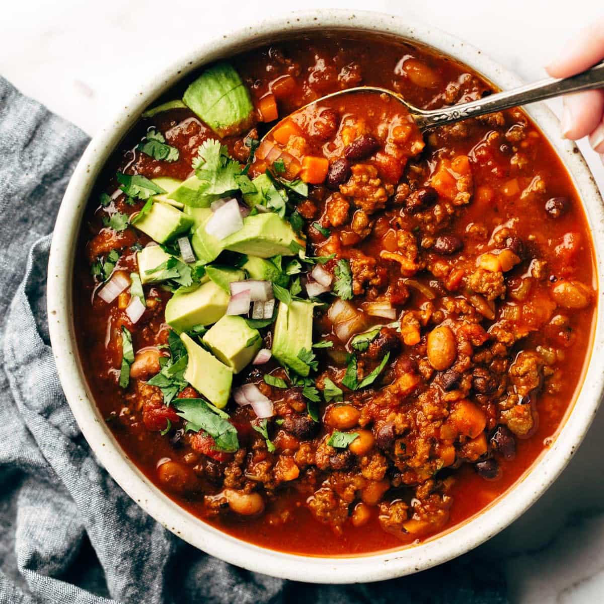 خورشت گوشت چرخ کرده با لوبیا قرمز
