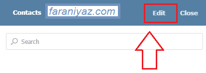 حذف مخاطب در تلگرام
