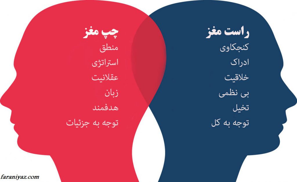 تست اندازه گیری فعال بودن نیم کره مغز