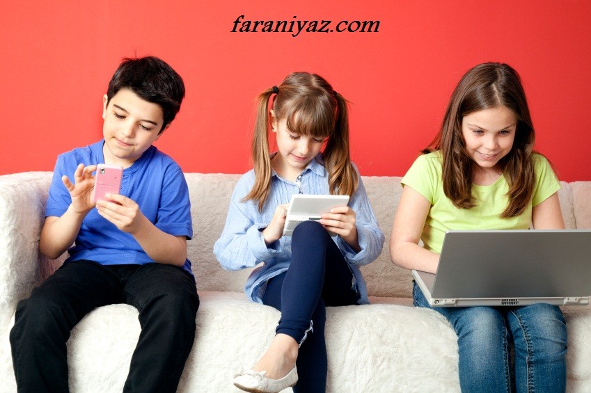 اعتیاد بچه ها به اینترنت