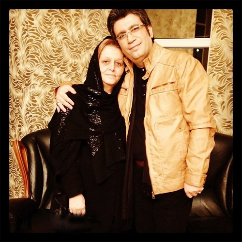 رضا رشید پور و مادرش رضا رشید پور
