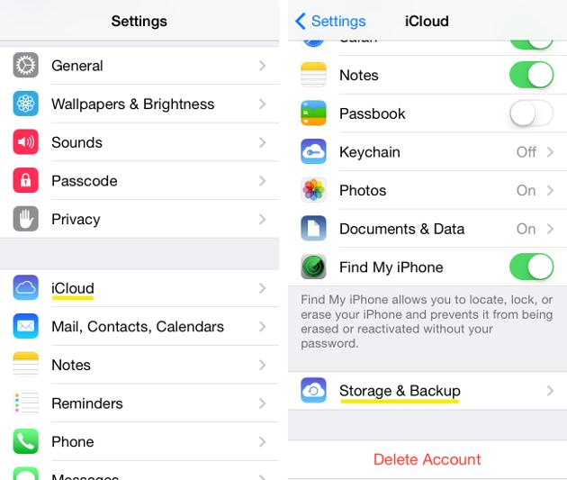 انتقال موزیک و موسیقی به icloud