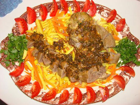 خوراک زبان گوساله و طرز تهیه ان در پورتال جامع فرانیاز فراتر از نیاز هر ایرانی