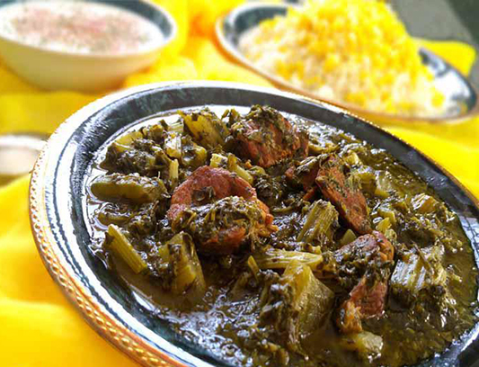 خورشت کرفس مجلسی با گوشت
