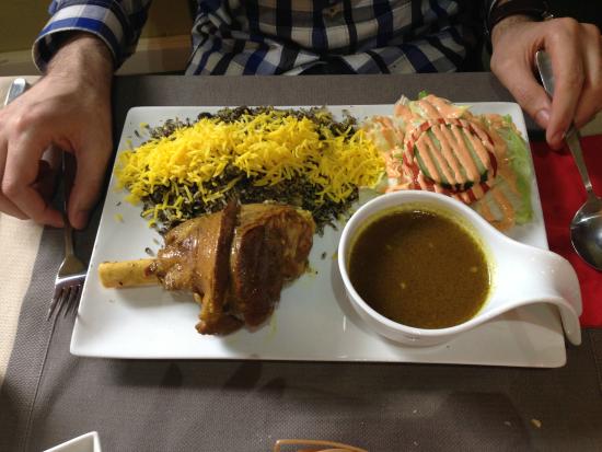 باقالی پلو با گوشت