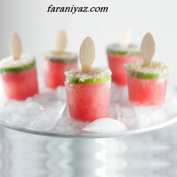 بستنی لیمو و هندوانه رژیمی