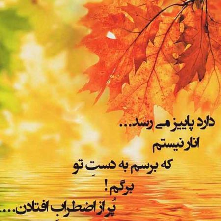 عکس نوشته های پاییزی در پورتال جامع فرانیاز فراتراز نیاز هر ایرانی .