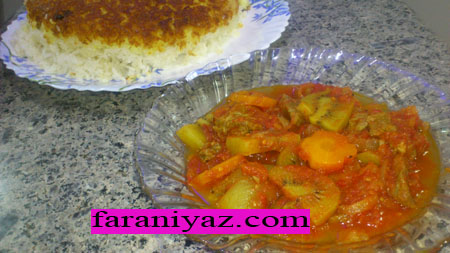 خورشت کیوی