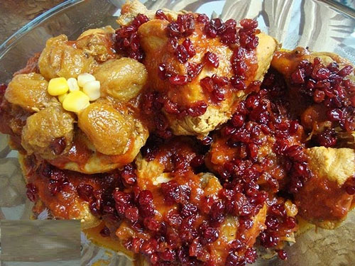 خورشت مرغ و انجیر