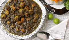 خورشت الوچه باسبزی