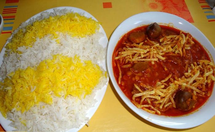 خورشت قیمه سیب زمینی