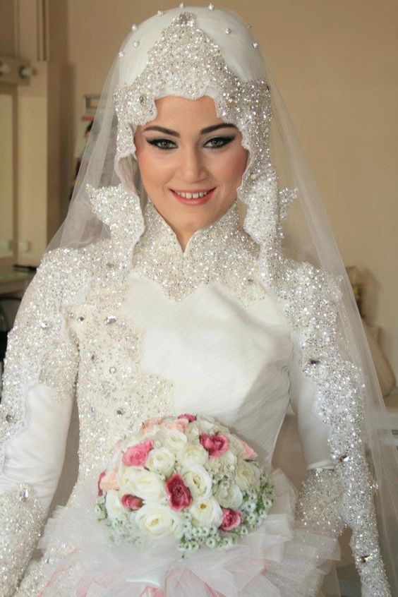شیک ترین لباس عروسهای محجبه + عکس در پورتال جامع فرانیاز فراتراز نیاز هر ایرانی .