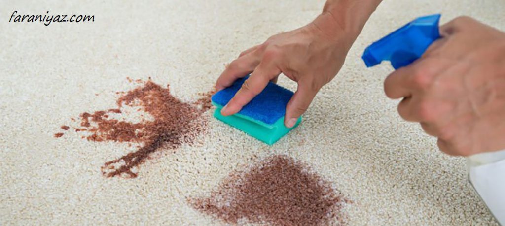 پاک کردن لکه از روی فرش نانو
